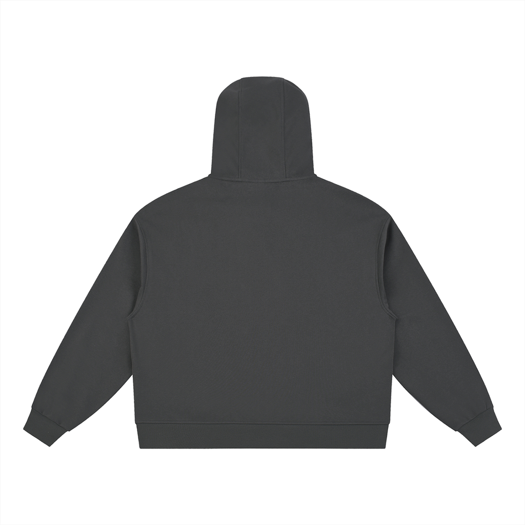 THE BOXY BUTTON PLACKET HOODIE
