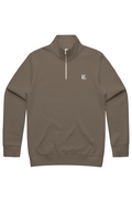MENS STENCIL HALF ZIP