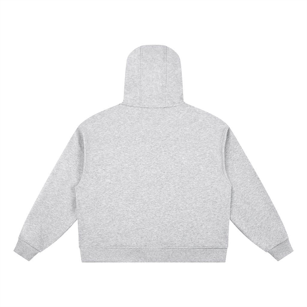 THE BOXY BUTTON PLACKET HOODIE