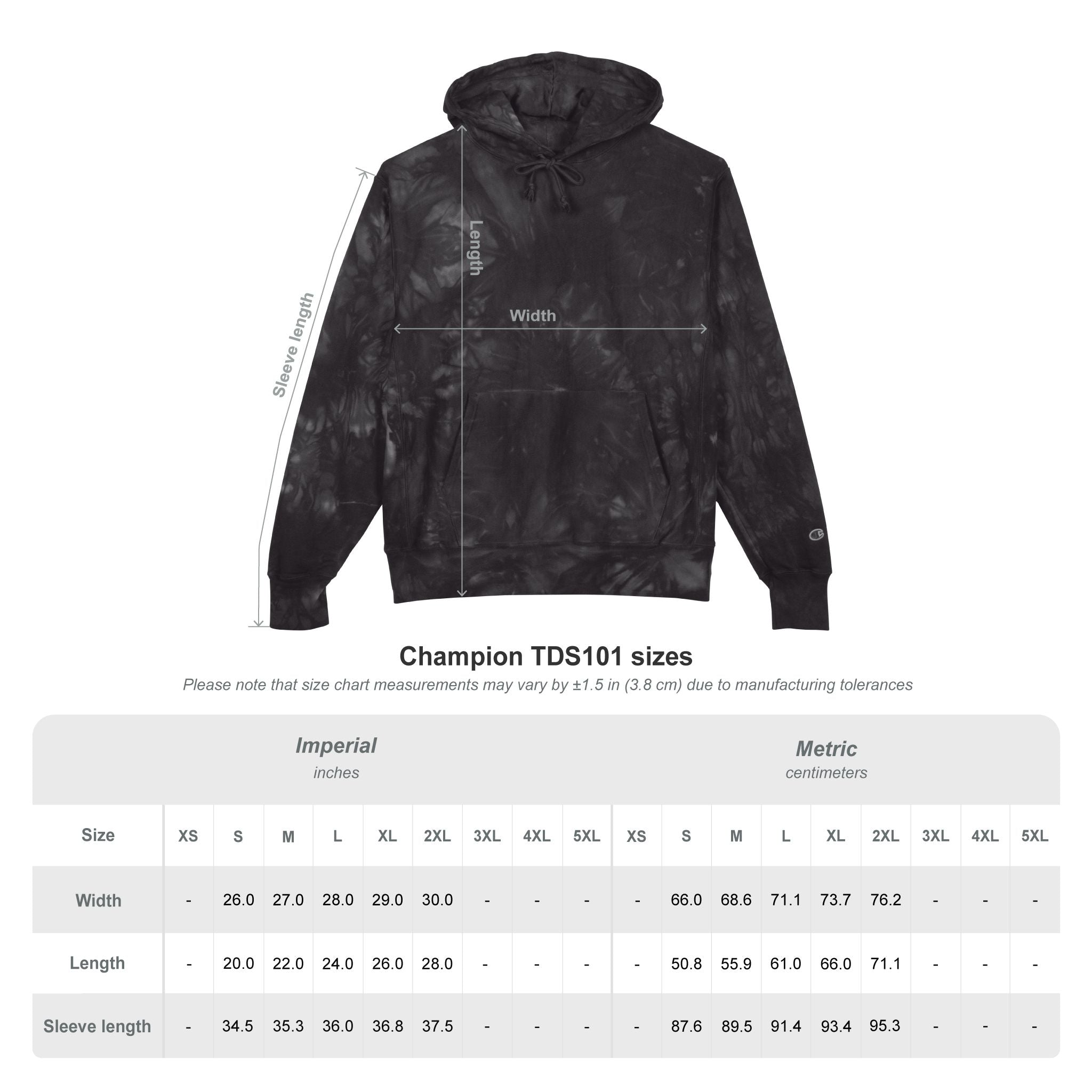 CHAMPION X BESTEIGEN SUDADERA TIE-DYE CON CAPUCHA