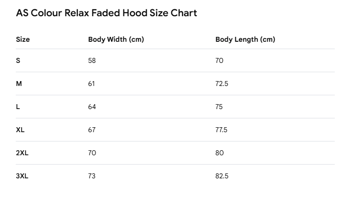 THE RELAX FADED HOOD