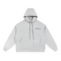 THE BOXY BUTTON PLACKET HOODIE