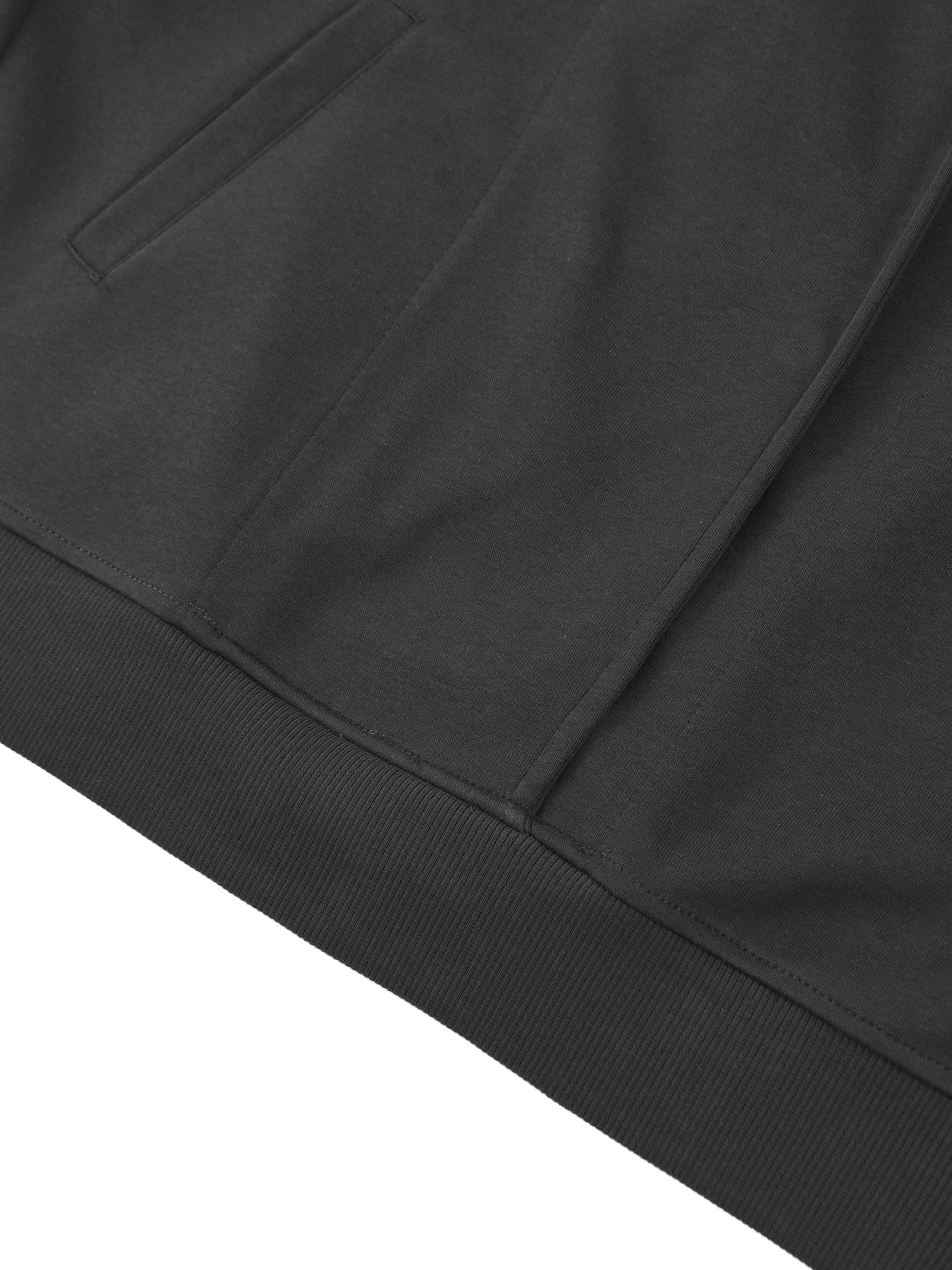 THE SCRIPT BOXY BUTTON PLACKET HOODIE