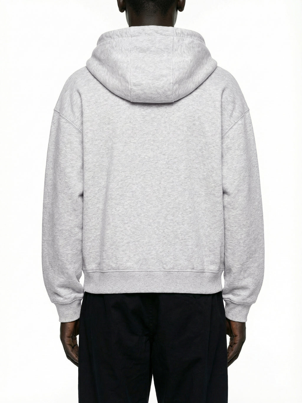 THE BOXY BUTTON PLACKET HOODIE