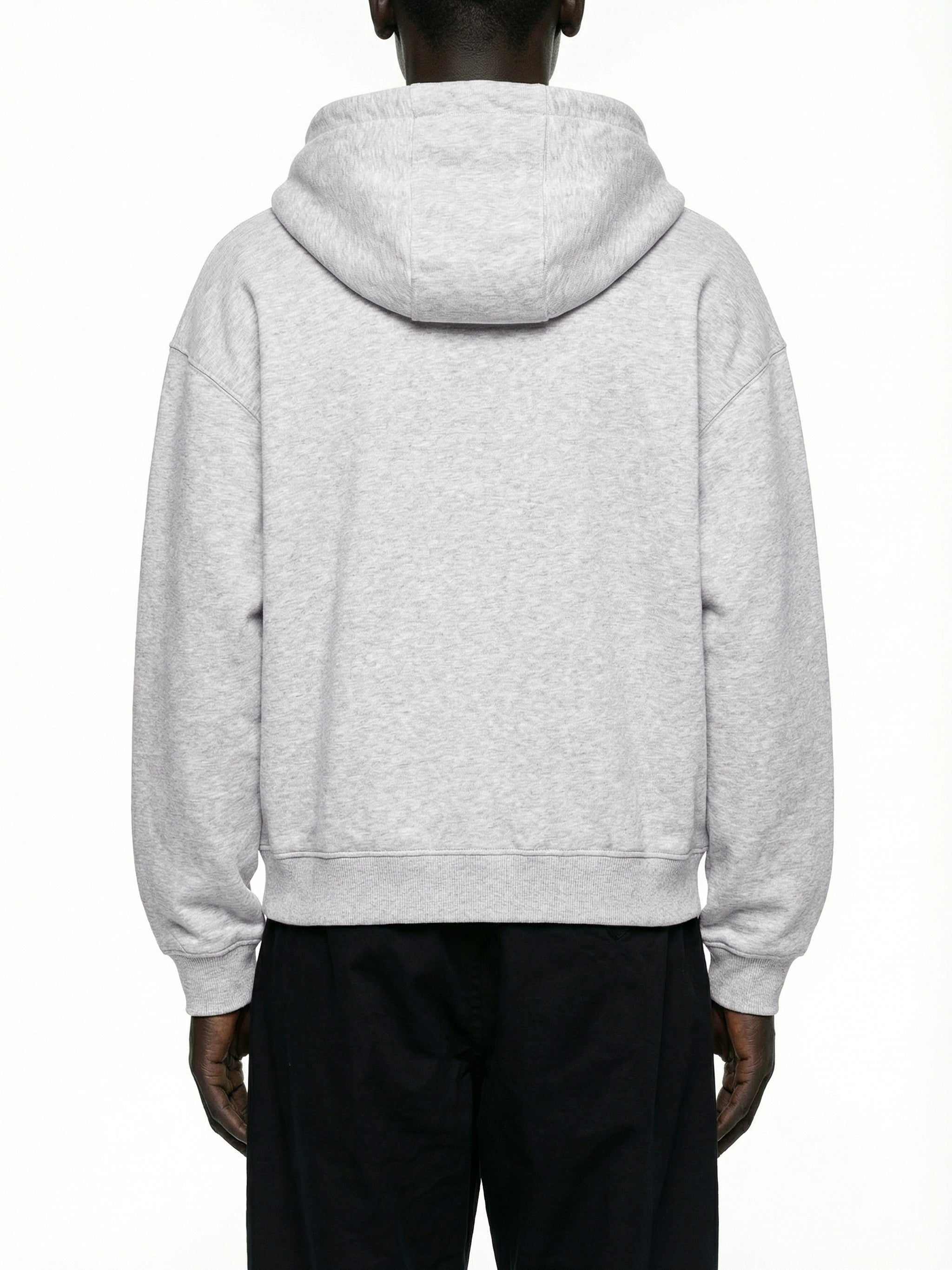 THE BOXY BUTTON PLACKET HOODIE